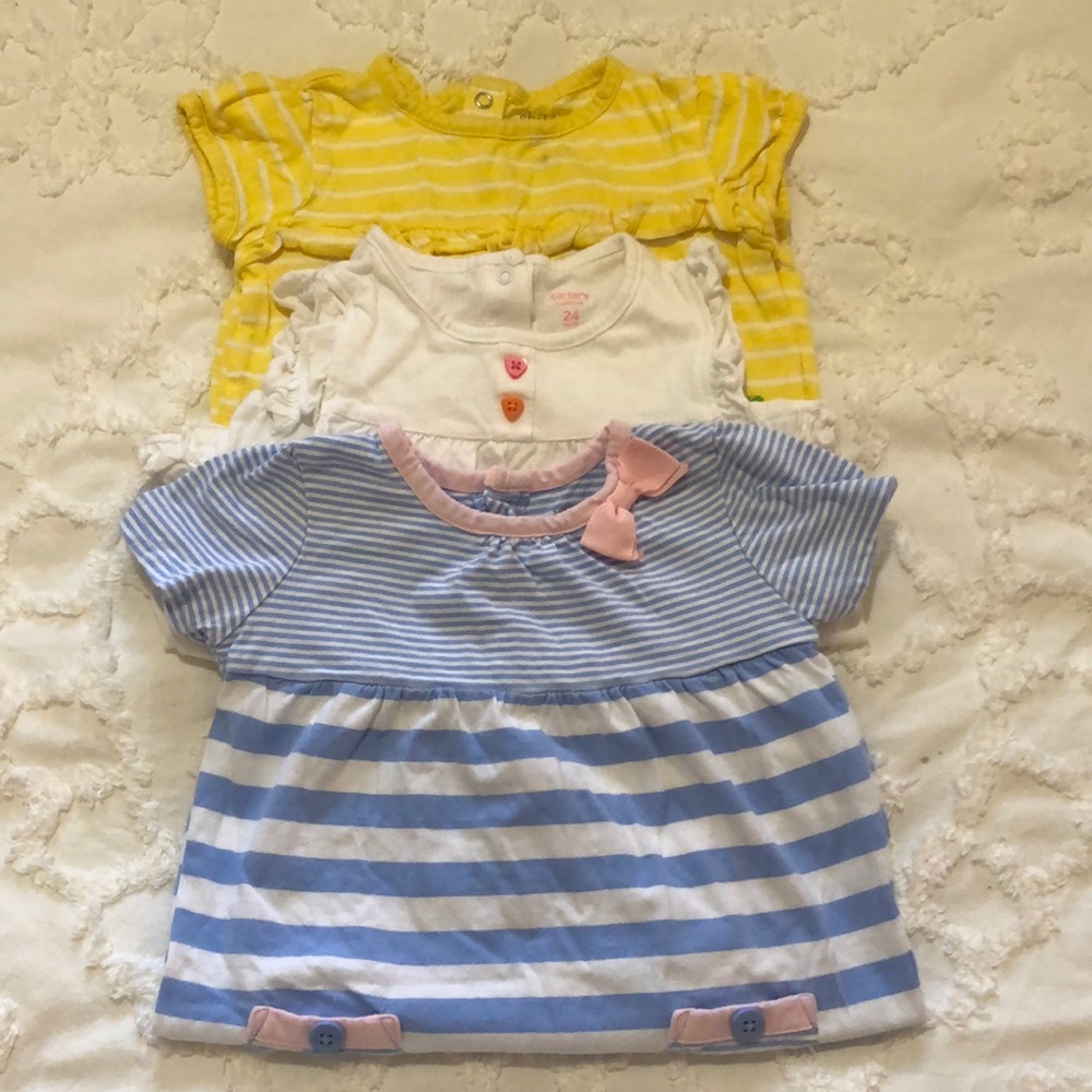 Carter’s Romper Bundle (3pc) 24M Girls